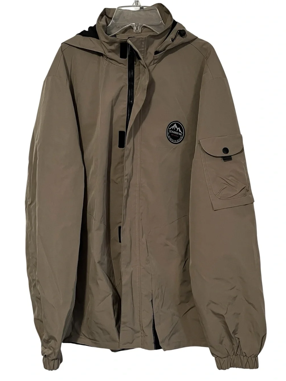 Qogirefng men’s size XL hooded outdoors jacket